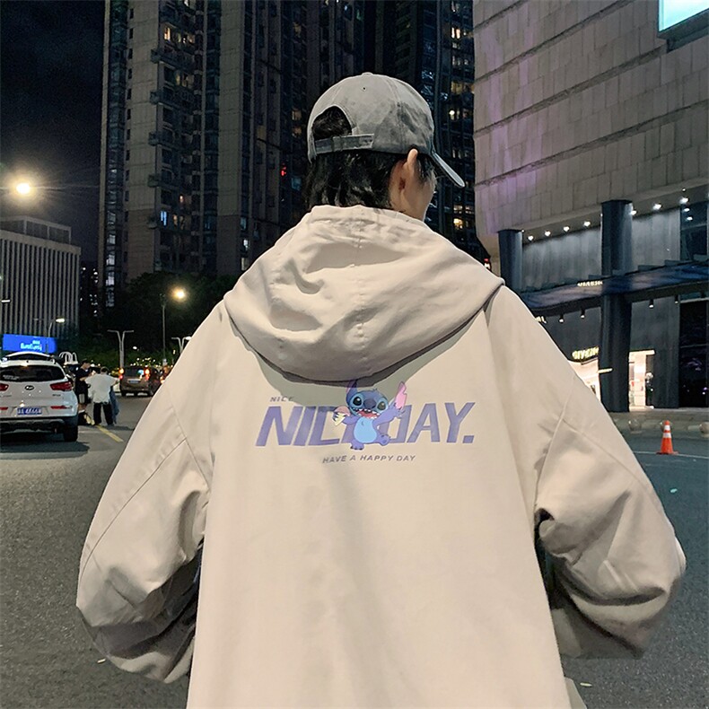 JK41173-P85 加棉款-P115 纯棉连帽夹克男士大码工装夹克男外套男图片