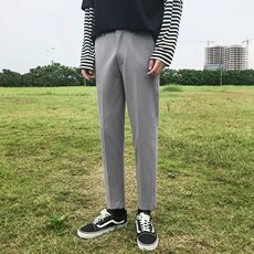 长裤浅灰色