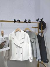 2025秋冬反季新款高品质简约风格百搭100%双面羊毛大衣，女装羊绒大衣，依嘟服饰