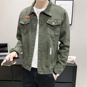 JK925-p55-限价78 大量现货网格牛仔夹克肥仔量足破洞印花大码图片