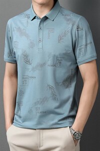 POLO衫男上衣半袖男装衣服男士体恤衫T恤潮牌休闲翻领爸爸短袖男图片