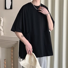 C308-P302024夏季新款工装短袖男美式复古潮牌五分袖上衣现货，男装工装外套，星座512-6