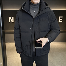 新标连帽轻奢男羽绒服现货高品质情侣保暖外套数据款，男装羽绒服，电商A237
