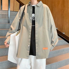 长袖衬衫春款男港风潮流K033P32，男装衬衫，星座1116-2