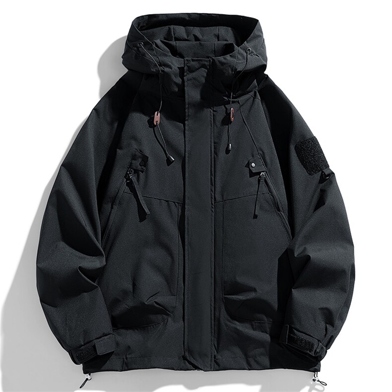 Cityboy情侣 时尚连帽冲锋衣外套夹克 团体班服图片