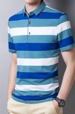 JG810男式2023年夏季新款百搭T恤男短袖商务休闲体恤男装P55，男装T恤，电商B360