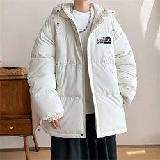 棉衣男冬新款港风宽松连帽面包服羽绒棉学生棉服MF300-P69(现货，男装棉衣，星座214-3