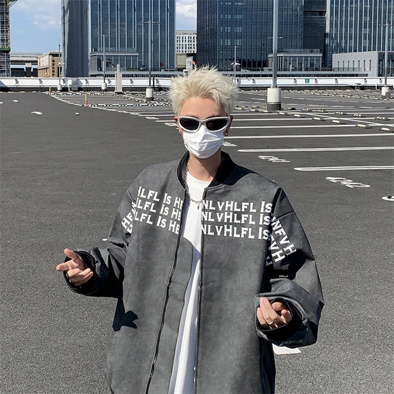 F433P75新款秋装男生休闲夹克外套时尚宽松休闲,男装夹克,星座512-6