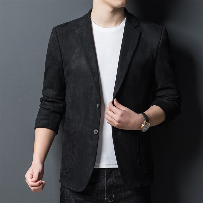 新款春秋季单件西服男商务休闲中年男士2022西装春装单西外套薄款,男装西服,电商B212（原钱塘6029）