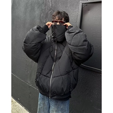 棉服男士韩版潮流冬季保暖百搭立领2024冬季ins棉衣外套MF277-P99，男装棉衣，星座412-2