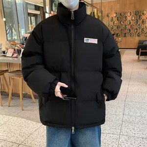 美式新款旗帜棉衣外套男女冬季潮宽松加厚保暖面包服棉袄图片
