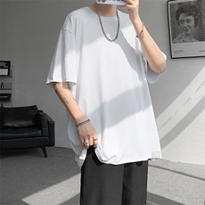 8XL-M高品质！！特大码冰丝速干T恤男透气短袖上衣纯色DX314P25，男装T恤，电商D206-1