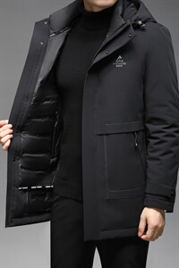 新款冬脱卸内胆羽绒服中年男外套爸爸装夹克上衣GSNA219953-P400，男装羽绒服，电商B212（原钱塘6029）