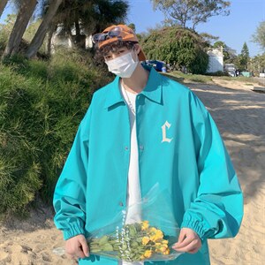 ！22秋季新款宽松大码港风C夹克外套JK1677-P50控68图片