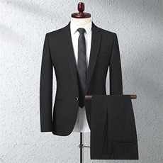 GDN895四季款新款男士礼服西装修身商务休闲男装西服两件套装，男装西服套装，电商B360