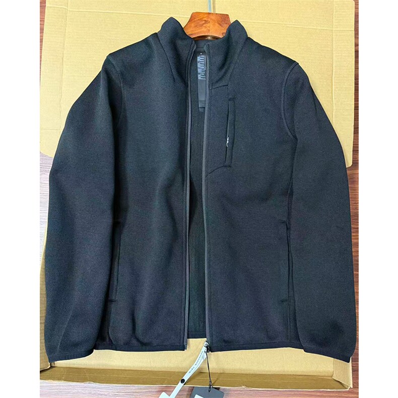 高品户外运动花纱针织拉绒内里针织夹克加绒外套男女A1171-P85,男装夹克,星座1505