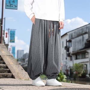 2025秋冬风 灯芯绒复古灯笼裤宽松束脚 超大码M-9XL 2538-P65图片