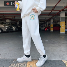 1秋季新款港风休闲圆领宽松流行情侣青春套头卫衣套装7267P70控98，男装卫衣，星座226-2