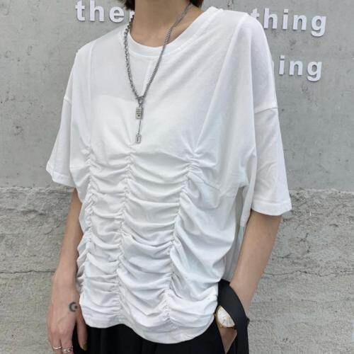 褶皱T，女装，S·F·R