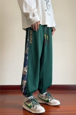 抖音品质港风新款小熊印花休闲裤宽松束脚B315-K23416-特p30控58，男装休闲裤，电商B315