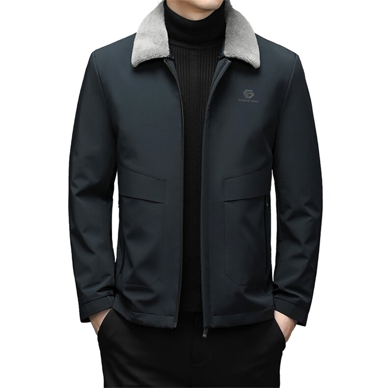 2023新款羽绒服脱卸领男中长款休闲商务冬装外套上衣HM2371-P295,男装羽绒服,电商B212（原钱塘6029）