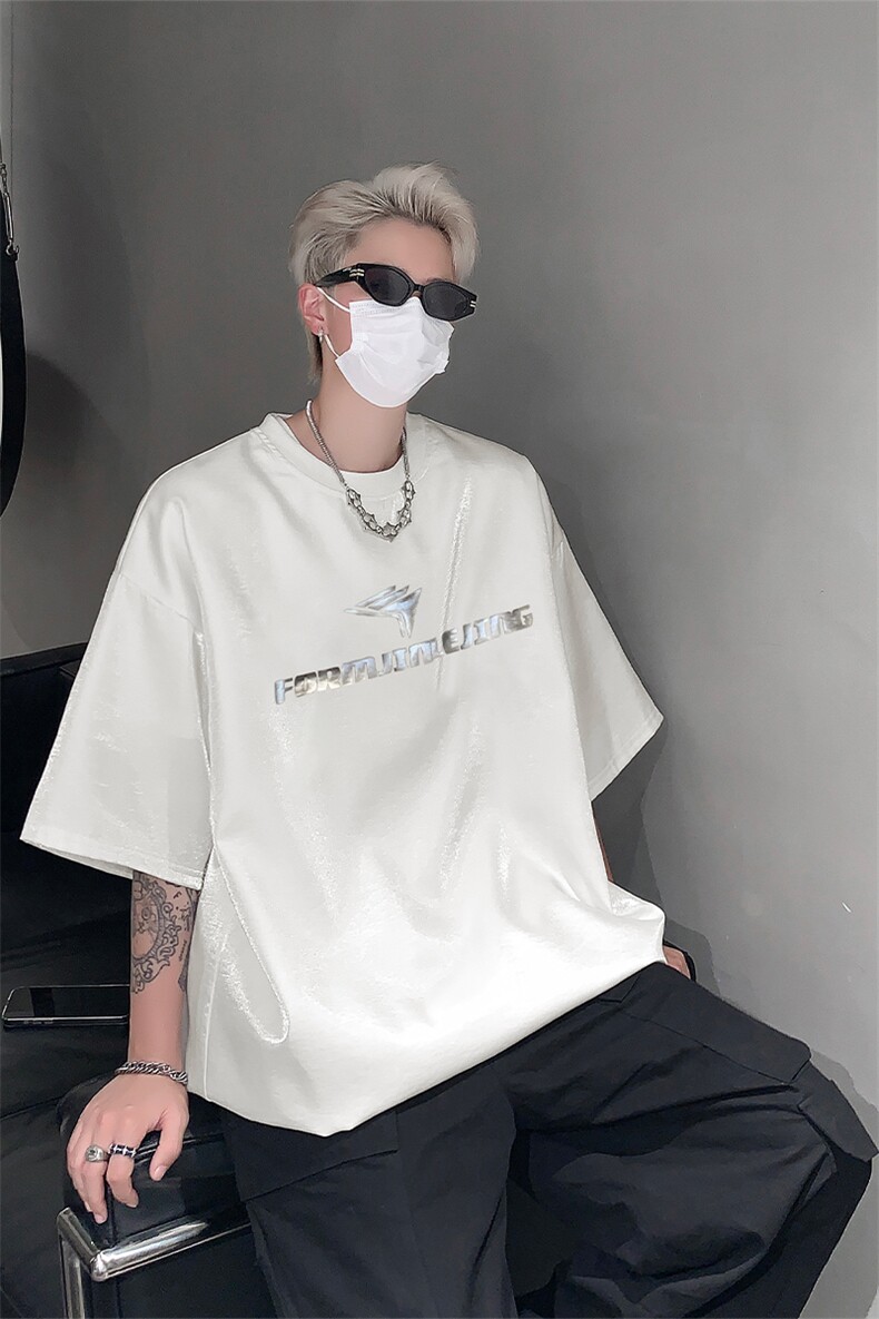 男装短袖T恤2025夏季丝光棉印花五分袖体恤XZ514-2-2024100-P58,男装T恤,星座514-2(原B239)