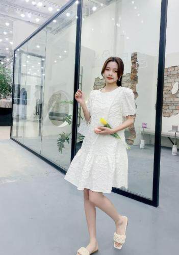 夏季新款重工连衣裙，女装连衣裙，哈咔