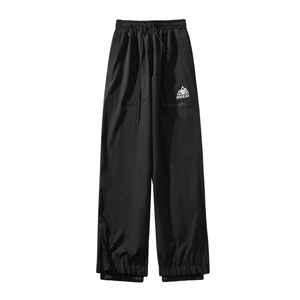 24冬款拉链单板双板男女同款防水防风保暖滑雪裤HK1152J加绒-P100图片