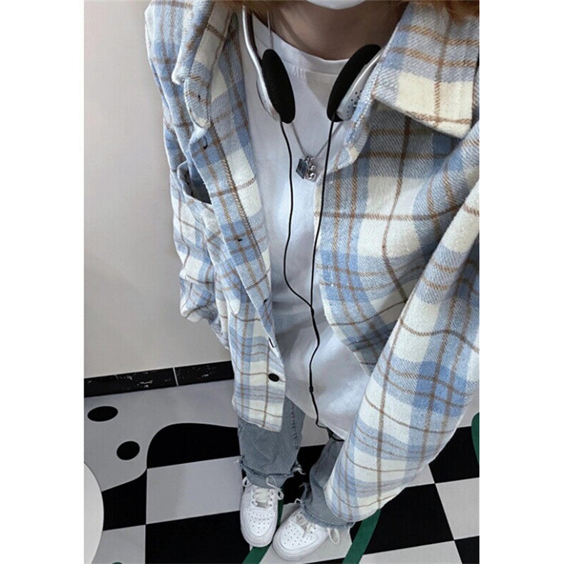 百搭原宿长袖时尚衬衫潮流流行ins简约宽松型慵懒尖领CY30,男装衬衫,星座1116A（原606A-3）