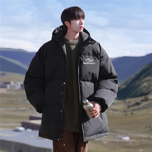 2025冬季新简约印花保暖男棉服外套M2104/P108控139-聚酯纤维图片