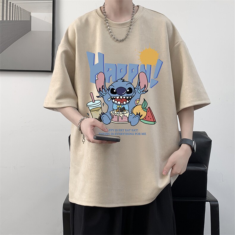 麂皮绒短袖t恤男大码半袖男 JD82077-P25图片
