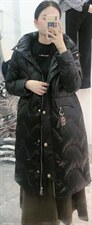 冬装长款，90绒，时尚潮流，其它，她西子