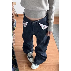 潮牌原色丹宁刺绣弹力牛仔裤男款秋季新款百搭休闲长裤N9182，男装牛仔裤，星座1116A（原606A-3）
