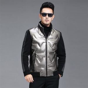中青年休闲羽绒服男款冬季中年加棉保暖外套上衣ALXB2985-P280图片