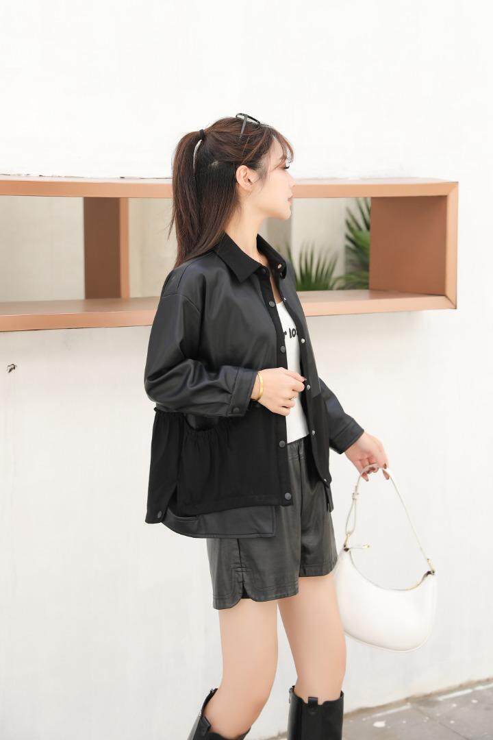 平拼接针织韩版外套，其它，平凡人生