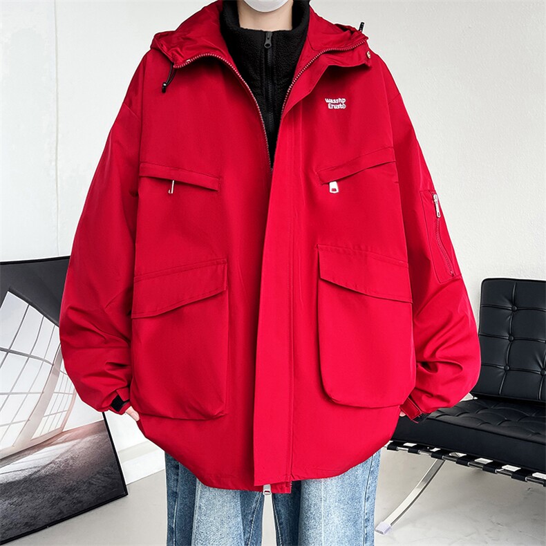 冬季三合一冲锋衣棉服连帽棉袄男式棉衣加厚潮流A266-SH80191-P90,男装棉衣,电商A266