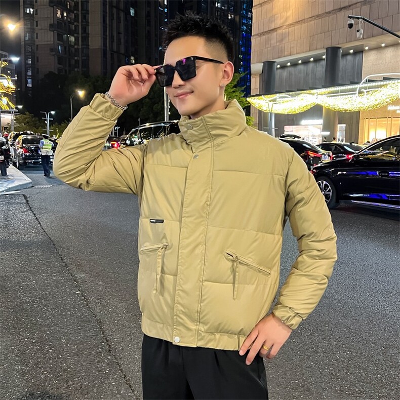 秋冬新款潮流男士棉衣防寒上衣外套休闲商务轻奢棉衣,男装棉衣,星座1013