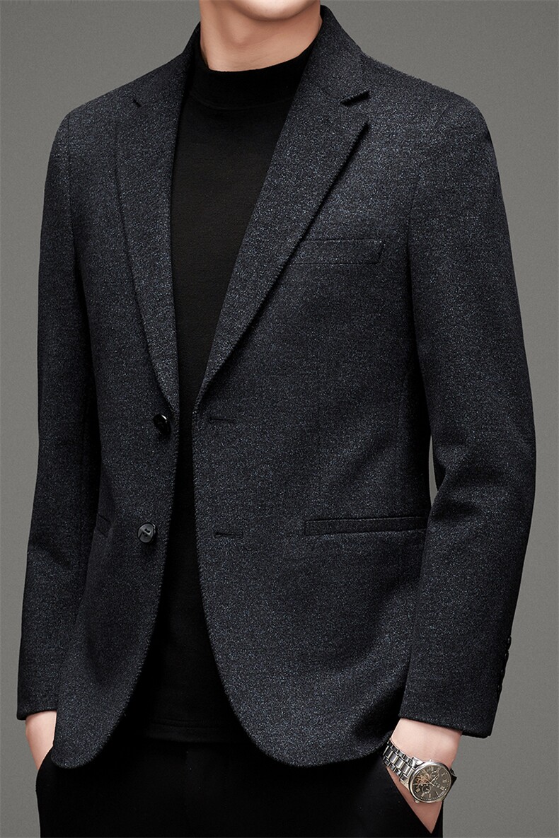 D2505男式2023春季新款便西男韩版西装外套商务休闲西服男装P190图片