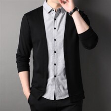 D66234钱塘2020-2中青年男士春秋新款薄款潮流百搭长袖衬衫P80，男装衬衫，钱塘207-2