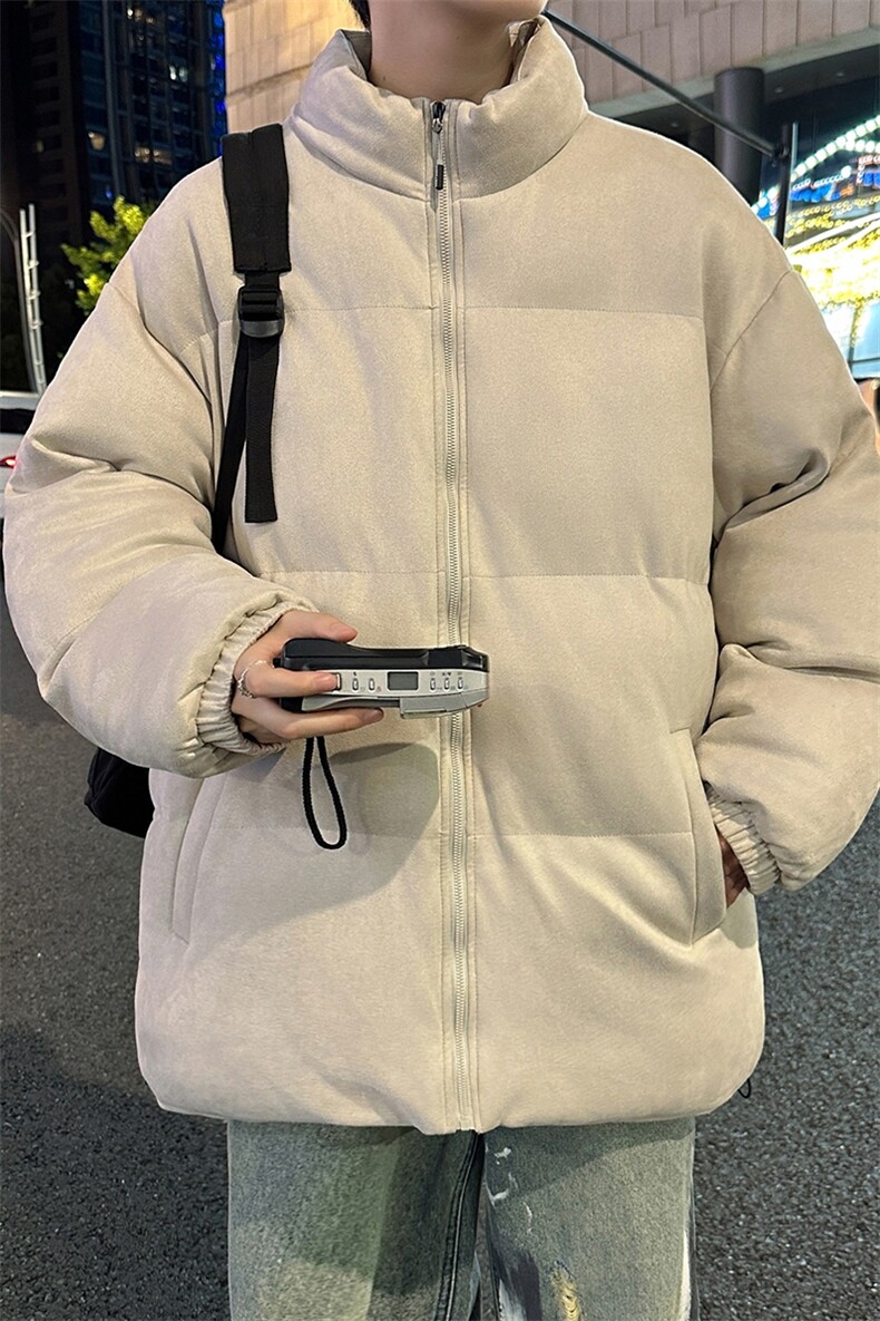 冬装跑量男士棉衣情户外情侣休闲加厚麂皮绒棉服,男装棉衣,电商A010