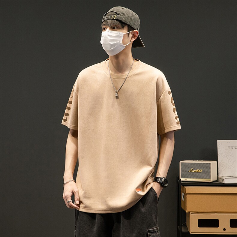 新款短袖男SZON景夏季t恤休闲百搭印花圆领T恤男上衣TC3136-P35,男装T恤,星座717