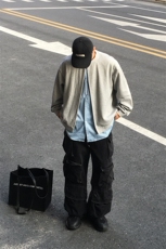 特P68无差价重磅假两件长袖卫衣-HW3585男模外景，男装卫衣，电商A003