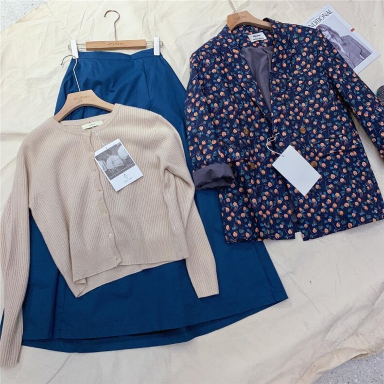 定制复古面料西装，女装西装，25Ann·Studio