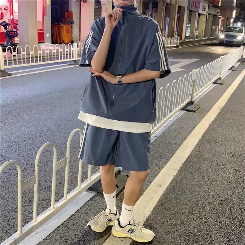男潮流休闲套装宽松套装KT01P43,男装休闲套装,星座1116-2