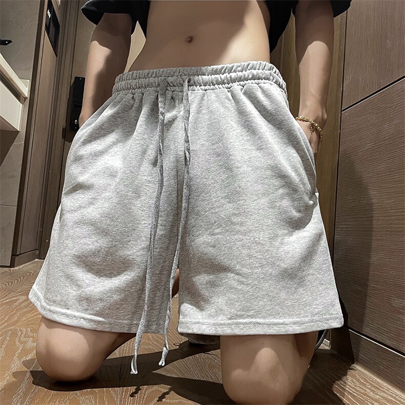 夏季薄款百搭外穿五分裤短裤男宽松直筒休闲阔腿运动裤K7205-P28,男装休闲裤,星座512-3