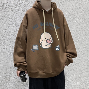 纯棉连帽卫衣男大码运动帽衫宽松薄WY2314-P35 加绒款-P40图片