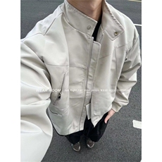 痞帅立领工装飞行员夹克男春秋小众拉链设计感棒球服外套J5512，男装夹克，星座1116A（原606A-3）