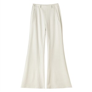 2026春季垂感显瘦低腰微喇阔腿宽松小个子休闲卫裤高级感长裤，女装休闲裤，梦白服饰厂