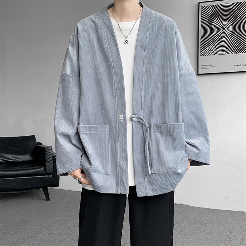 现货KS10075-特P40控78夏季衬衫男复古新中式大码外套,男装衬衫,电商A059