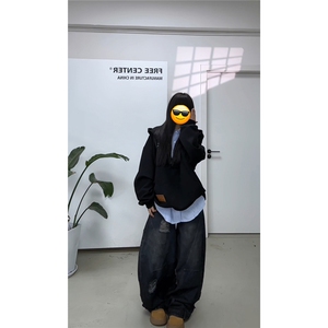 视频截图慎用!图片只做展示大货已到美式大V领连帽卫衣WY78069P68图片